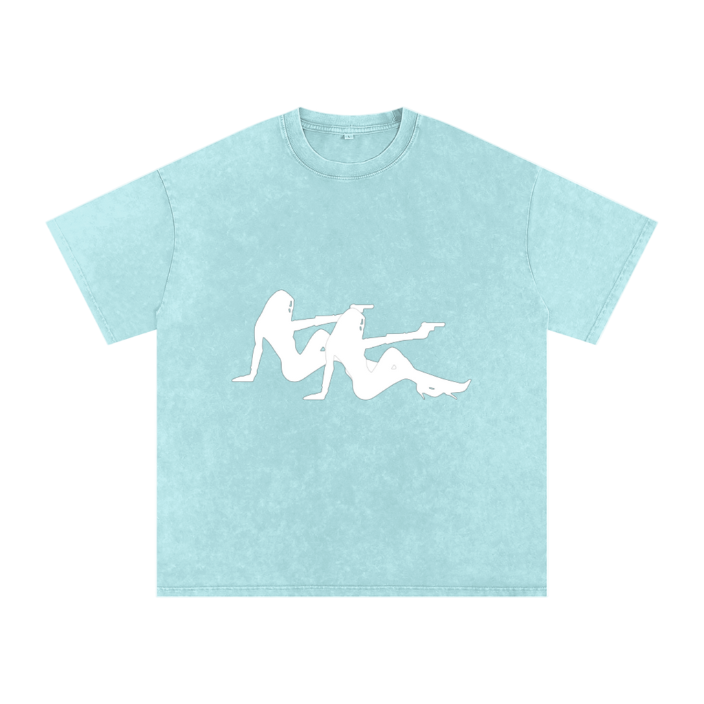 Krono Snow Washed Oversized Cotton T-Shirt