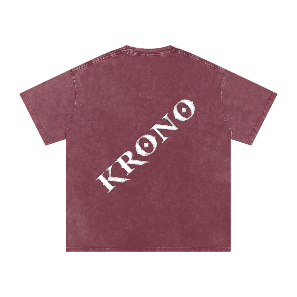 Krono Snow Washed Oversized Cotton T-Shirt