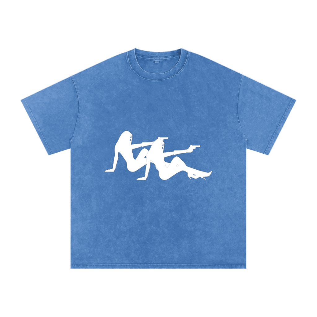 Krono Snow Washed Oversized Cotton T-Shirt