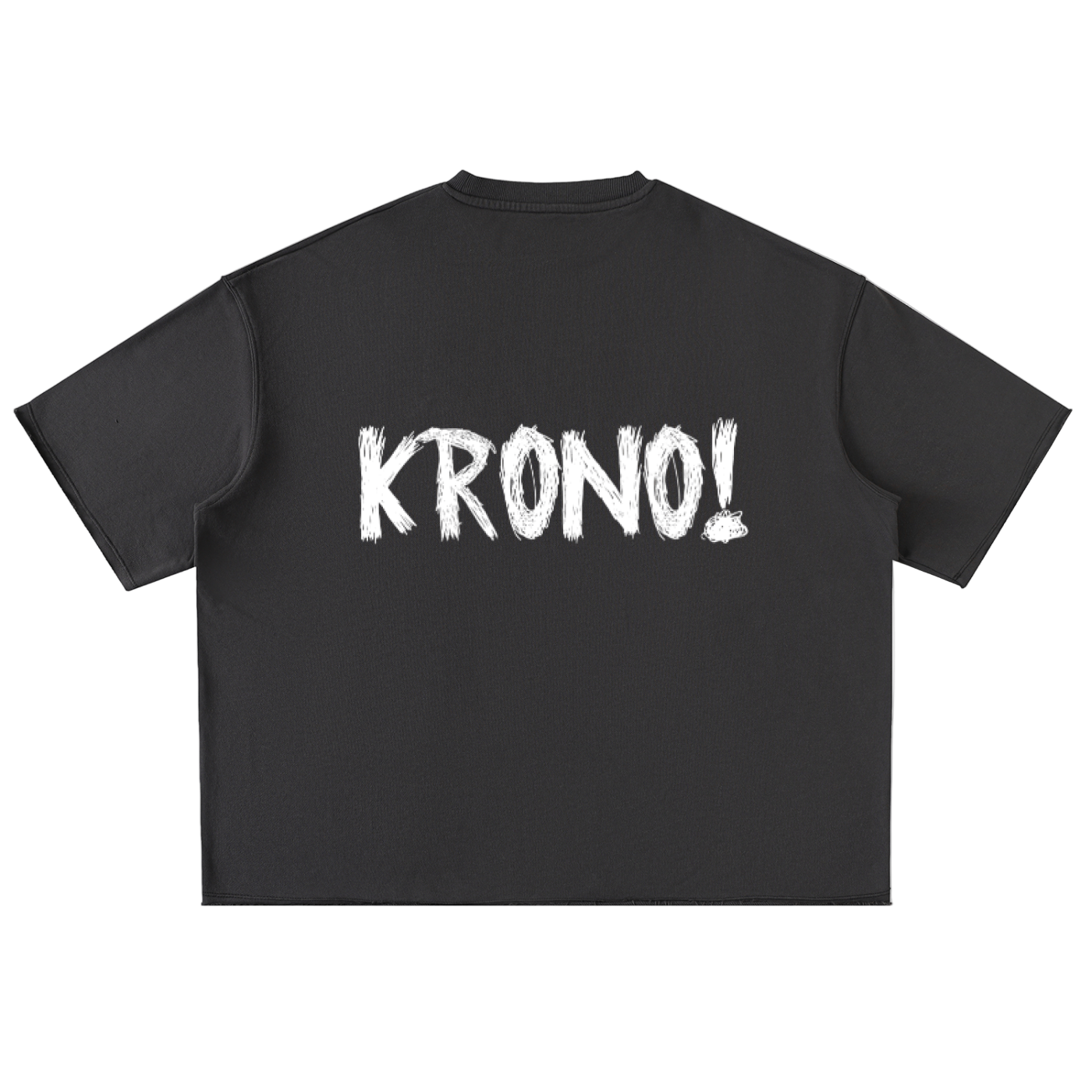 Krono Washed Rolled Hem Half Sleeve T-Shirt