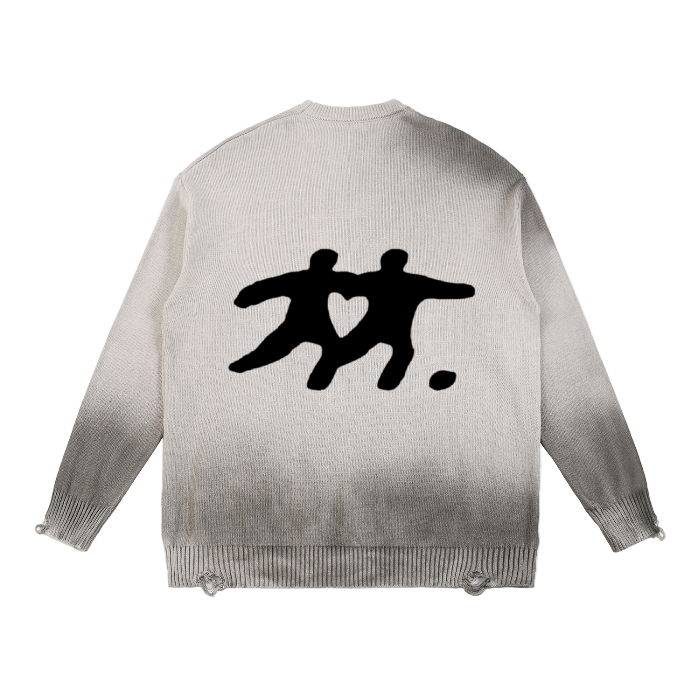 Deluxe Sun Fade Distressed Sweater
