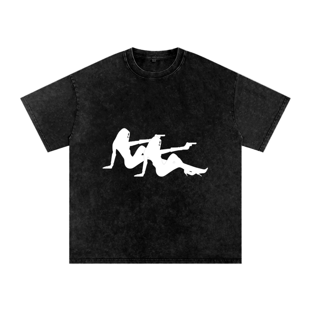 Krono Snow Washed Oversized Cotton T-Shirt