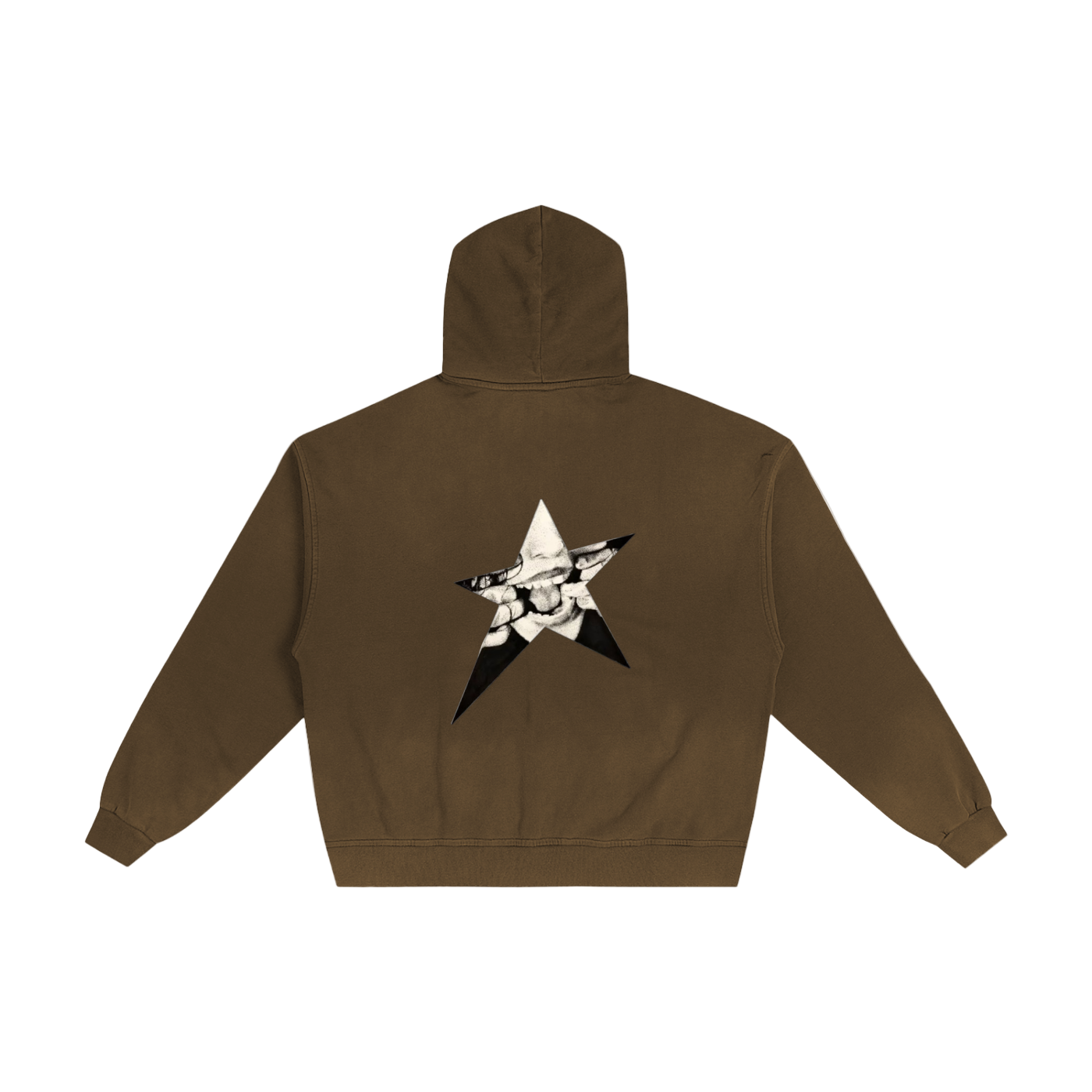 Krono Hand-Frayed Sunfade Zip Hoodie