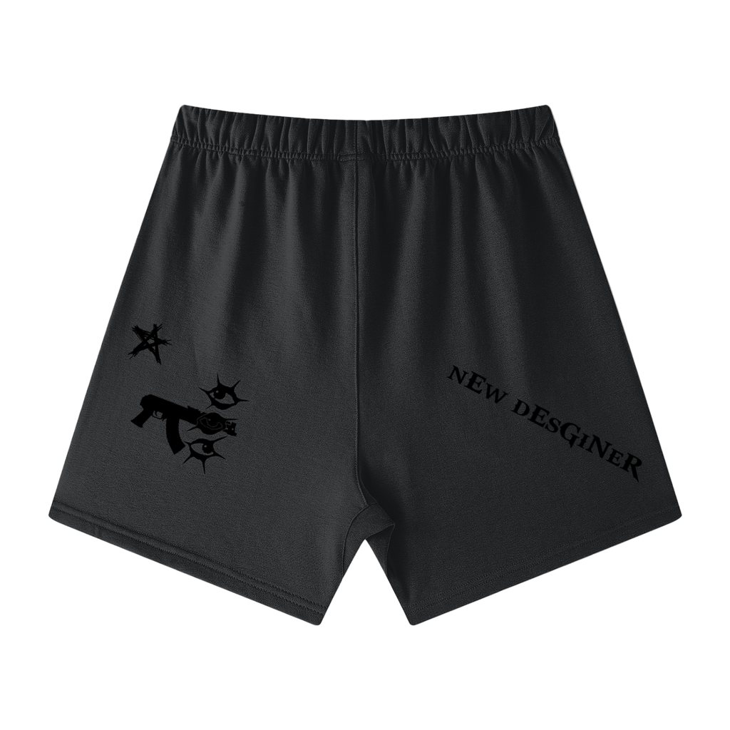 Krono Unisex Earth Tone Loose Fit Cotton Shorts