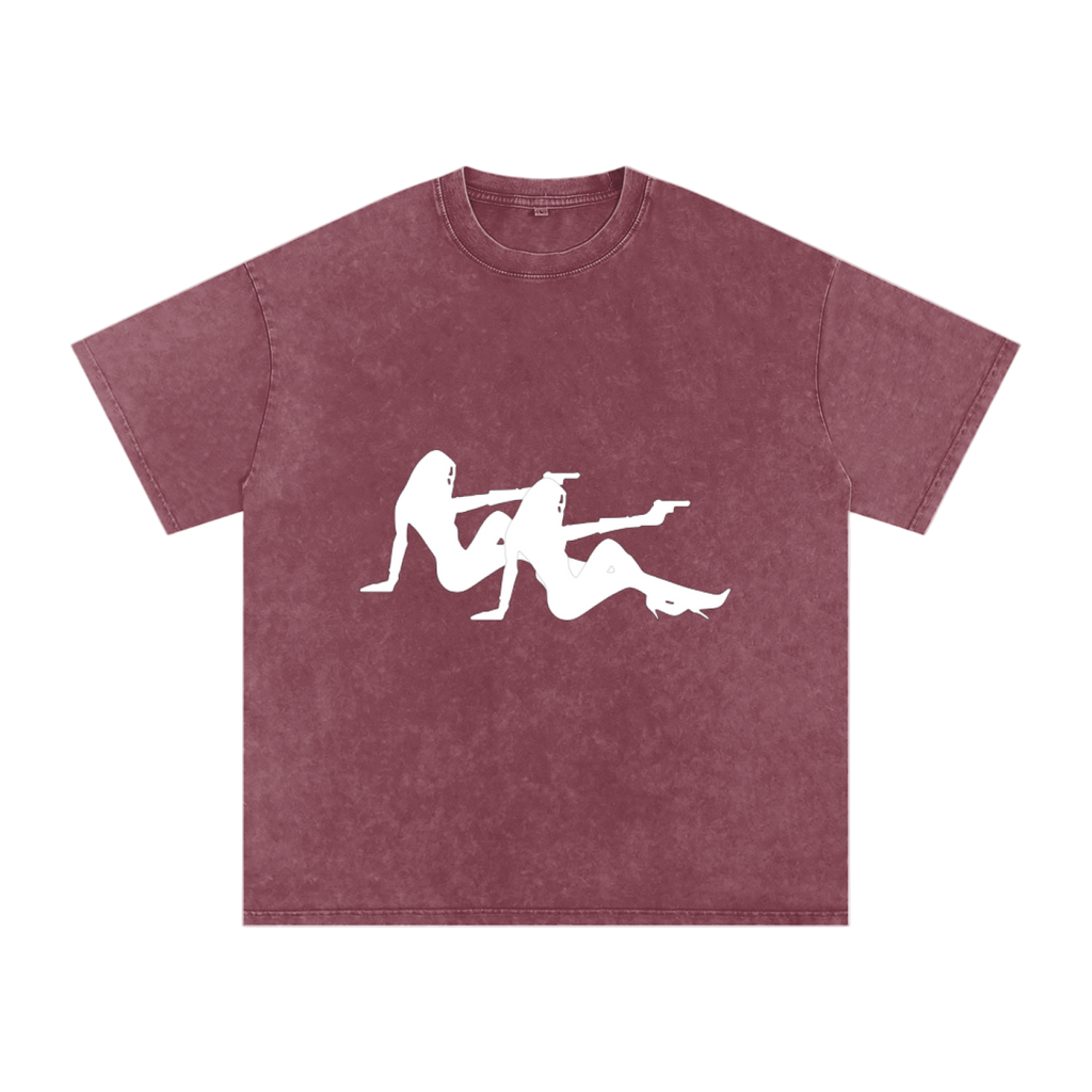 Krono Snow Washed Oversized Cotton T-Shirt