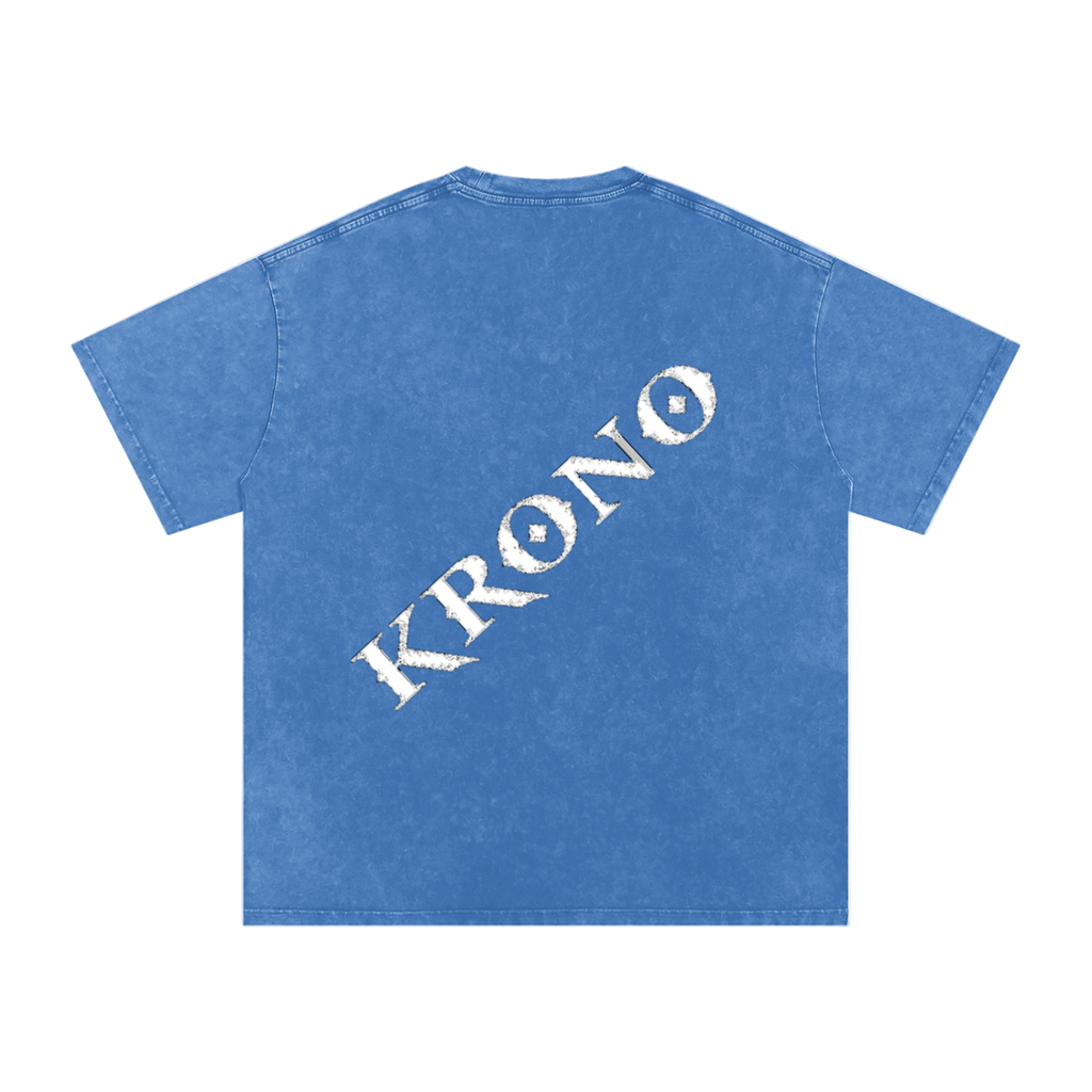 Krono Snow Washed Oversized Cotton T-Shirt