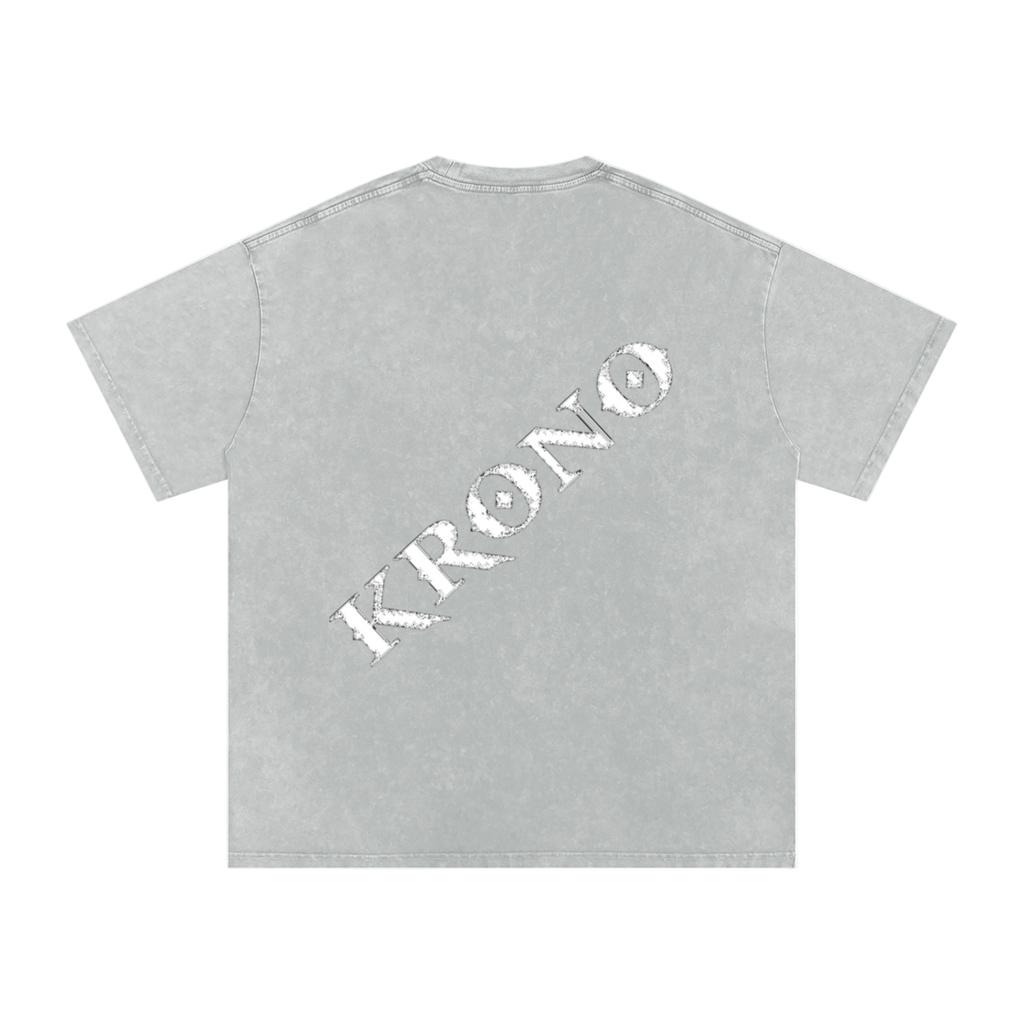 Krono Snow Washed Oversized Cotton T-Shirt