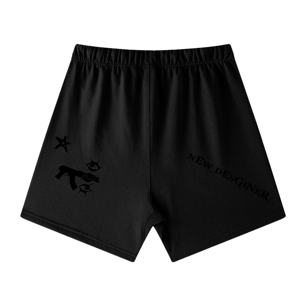 Krono Unisex Earth Tone Loose Fit Cotton Shorts