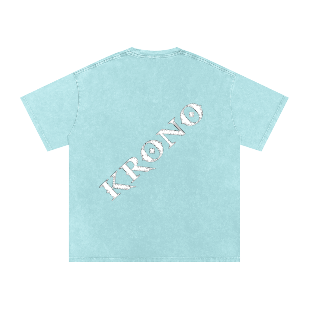 Krono Snow Washed Oversized Cotton T-Shirt