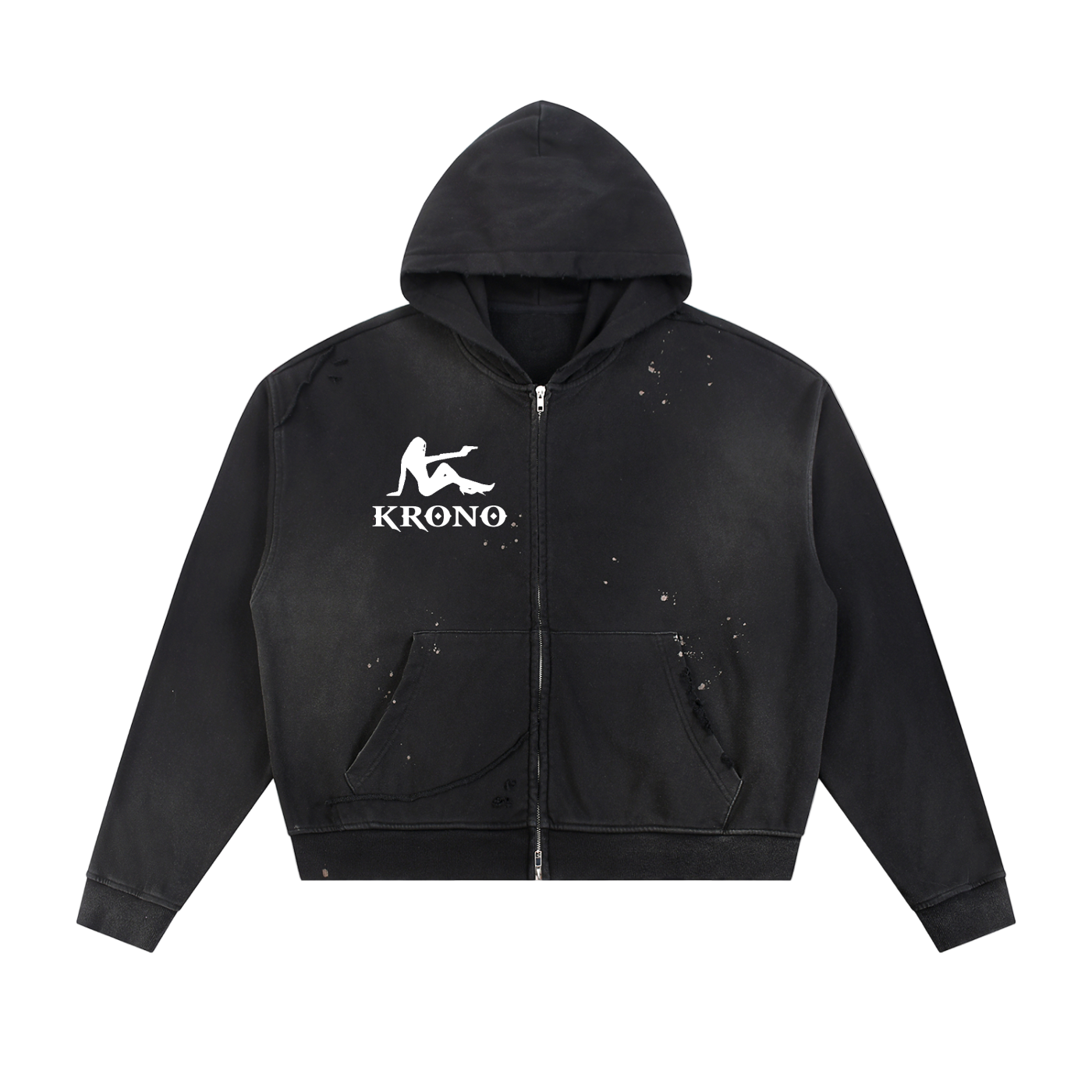 Deluxe Edge Fleece Zip Hoodie