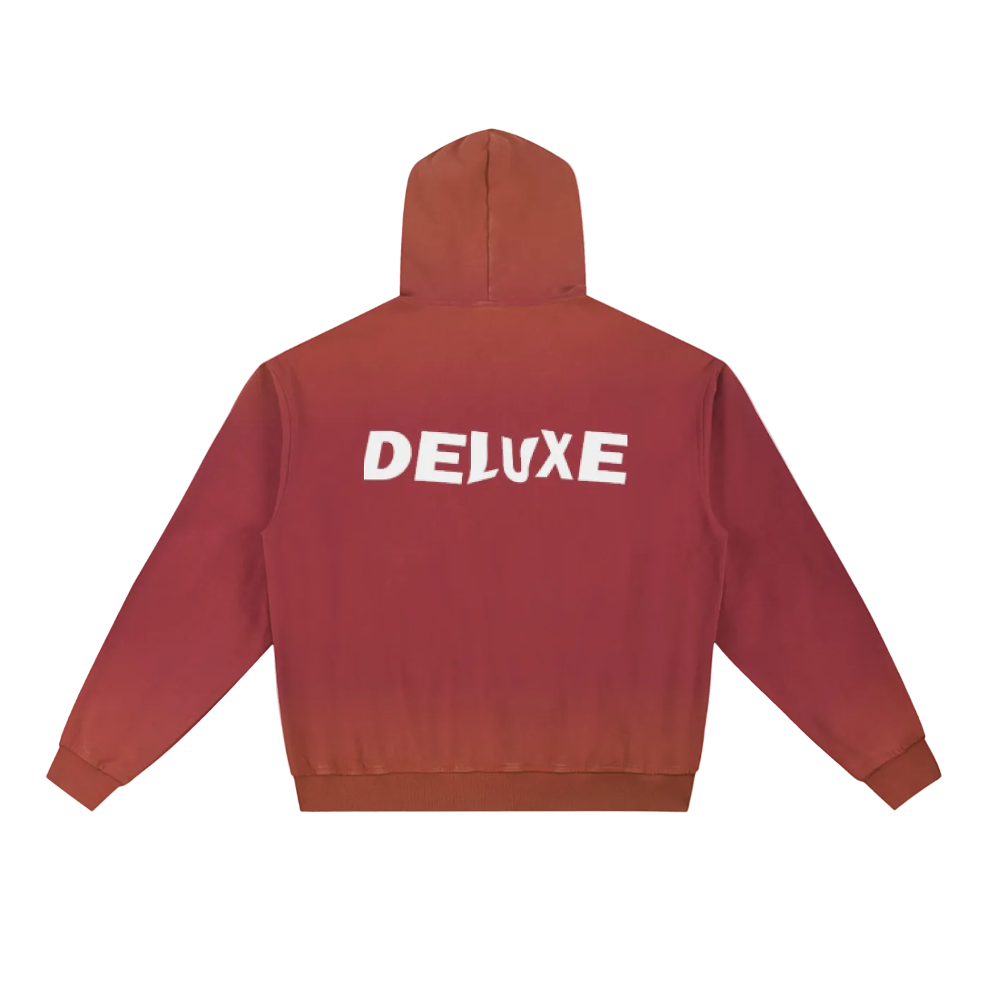 Vintage Washed Gradient Fleece Hoodie