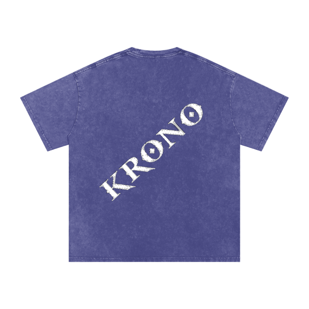Krono Snow Washed Oversized Cotton T-Shirt