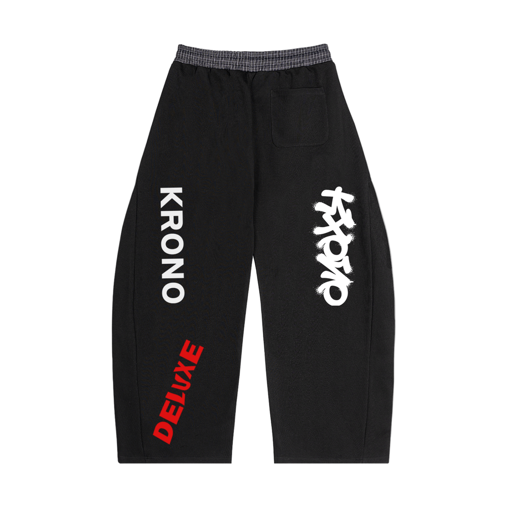 Deluxe Plaid Waistband Barrel Sweatpants