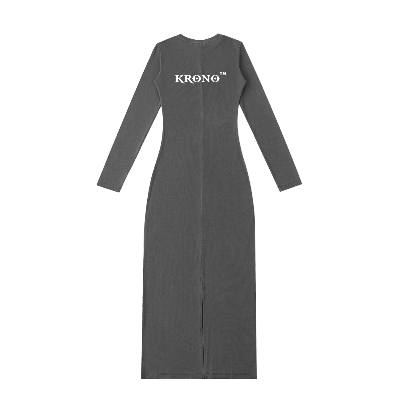 Deluxe Dyed Washed Slit Maxi Dress