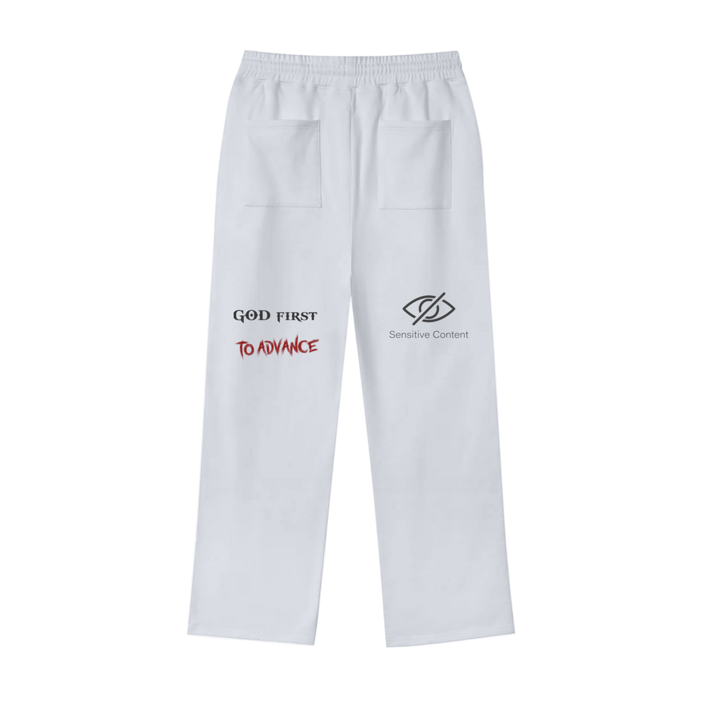 Krono Mark Of The Lamb Loose Fit Fleece Straight Leg Pants