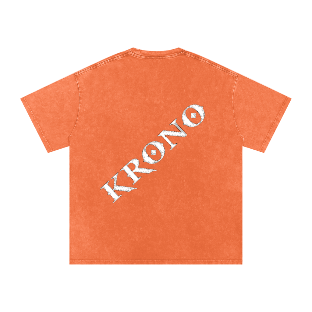 Krono Snow Washed Oversized Cotton T-Shirt