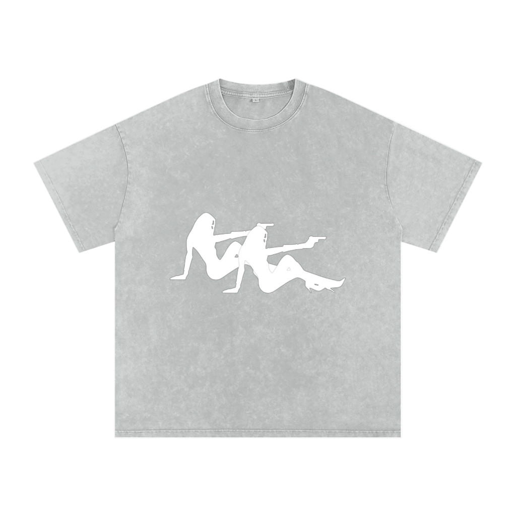 Krono Snow Washed Oversized Cotton T-Shirt