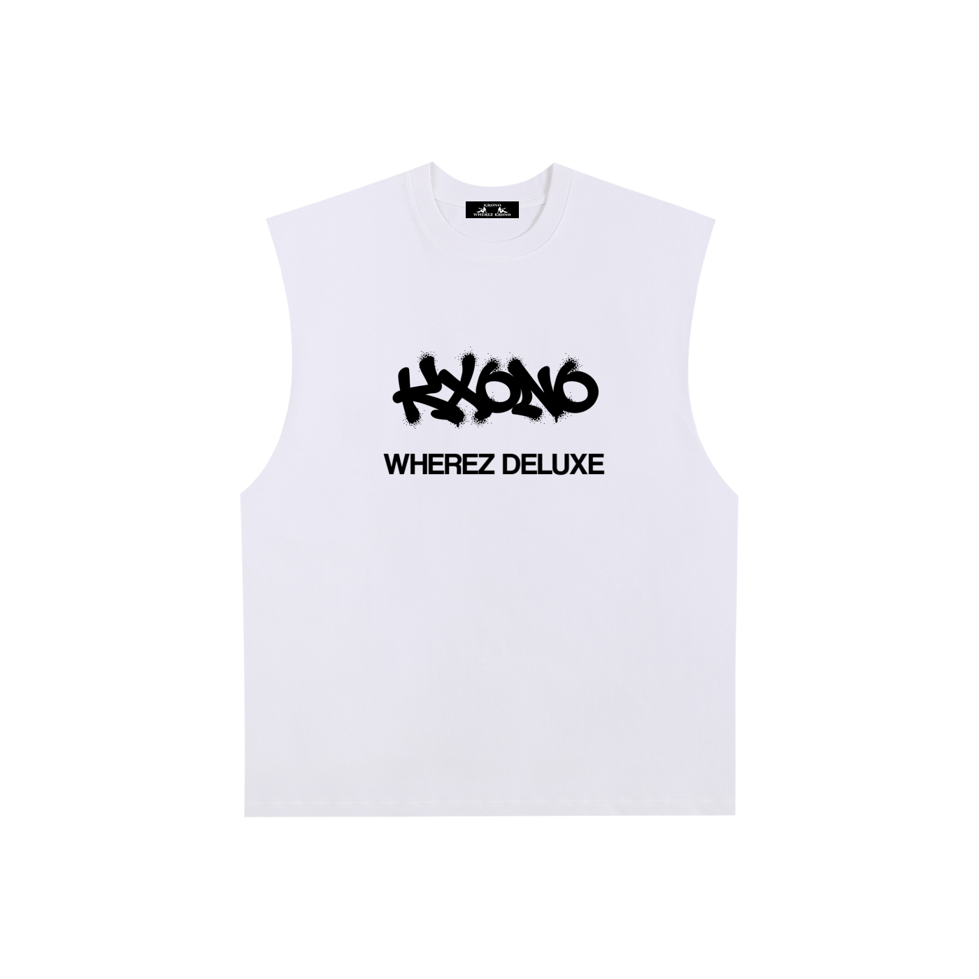 Raw Edge Cotton Tank Top