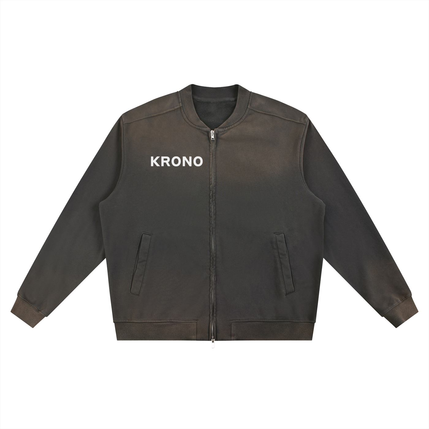 Sun Fade Heavyweight Baseball Jacket