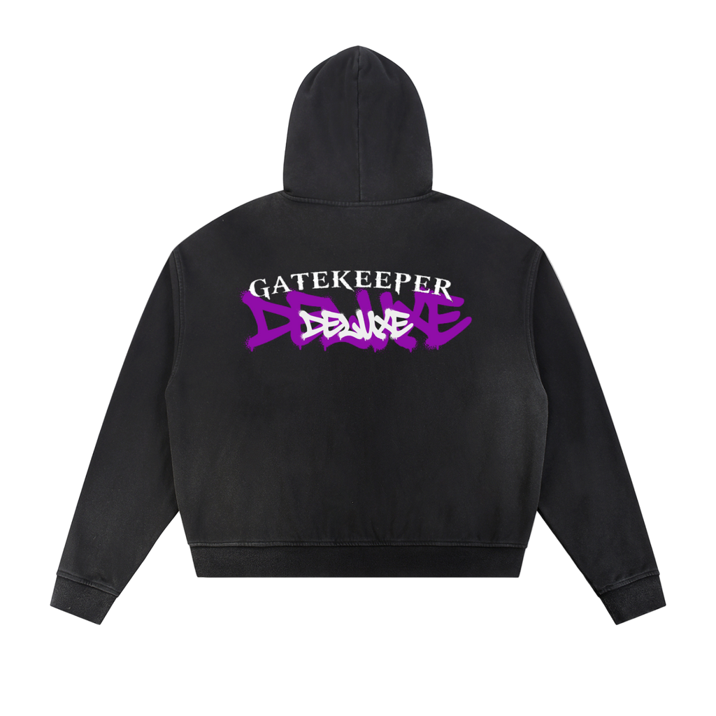 Deluxe Edge Fleece Zip Hoodie