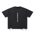 Krono Ripped Snow Washed Raw-Hem T-Shirt