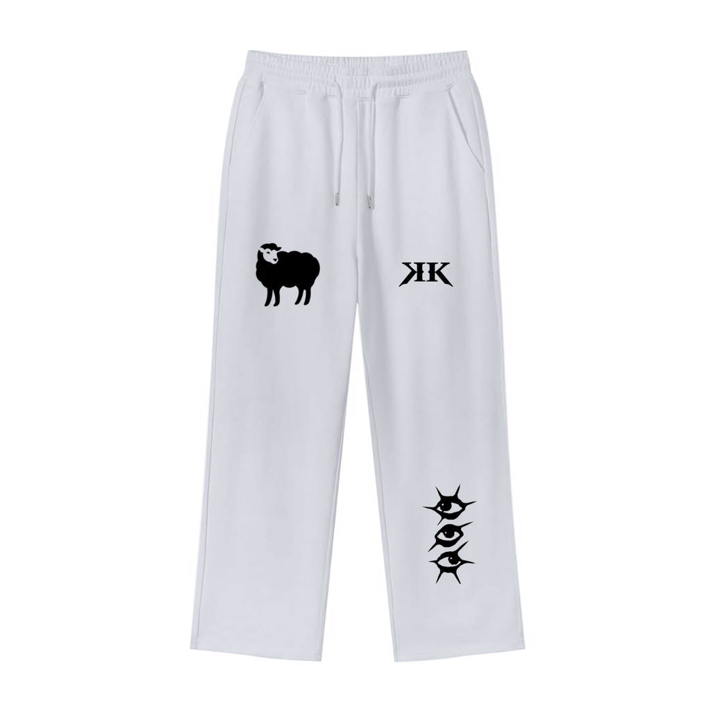 Krono Mark Of The Lamb Loose Fit Fleece Straight Leg Pants