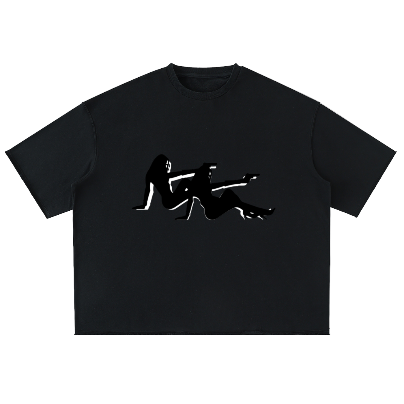 Krono Washed Rolled Hem Half Sleeve T-Shirt