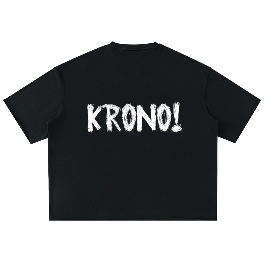 Krono Washed Rolled Hem Half Sleeve T-Shirt
