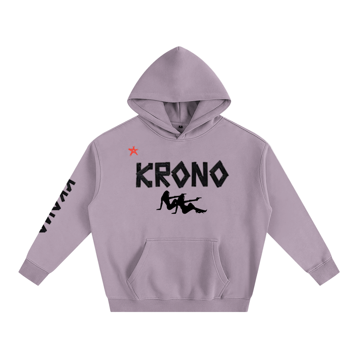 Duck Tape Oversize Fleeced Hoodie