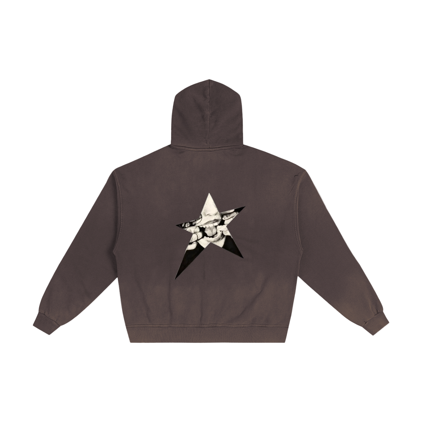 Krono Hand-Frayed Sunfade Zip Hoodie