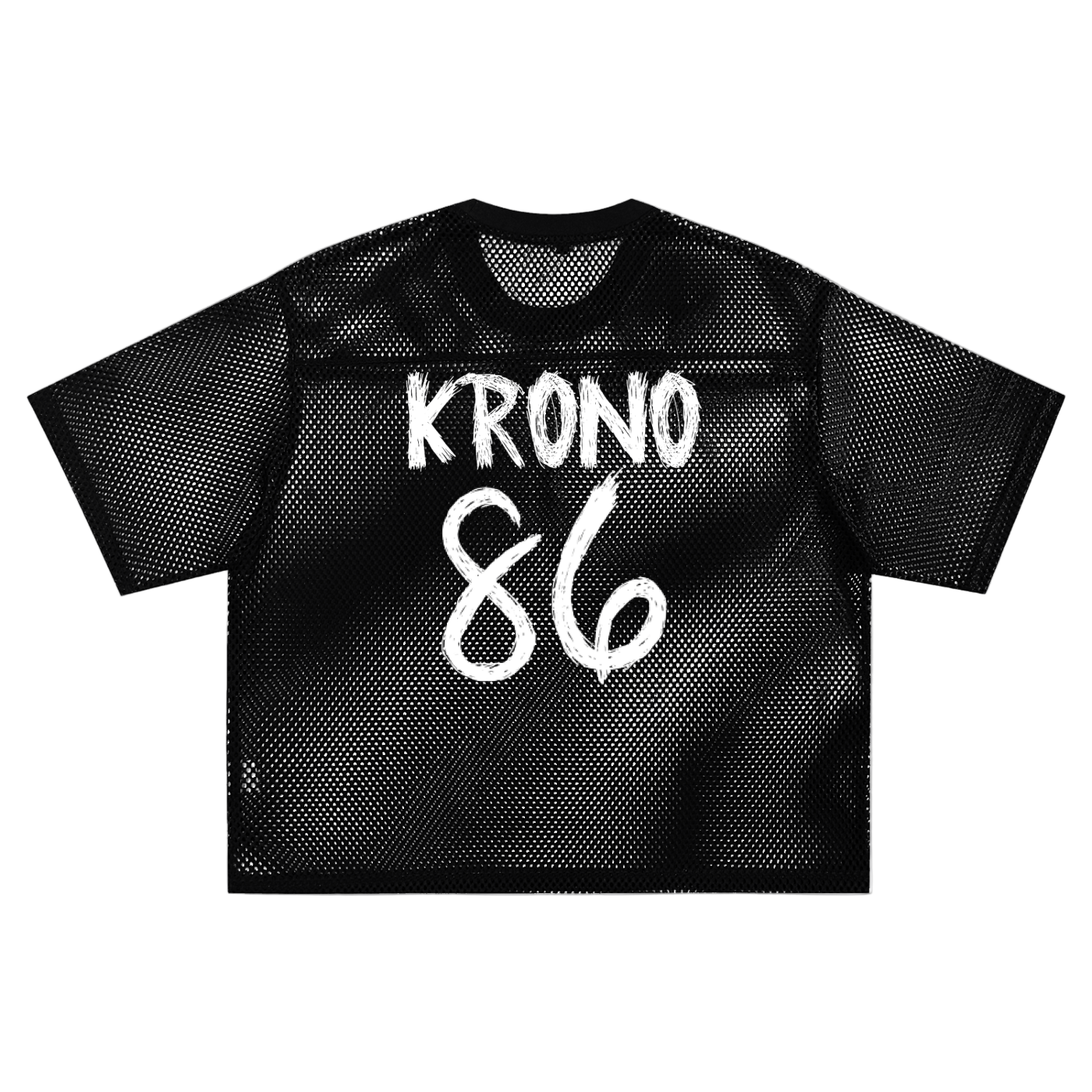 See-through Boxy Kronos Net T-Shirt