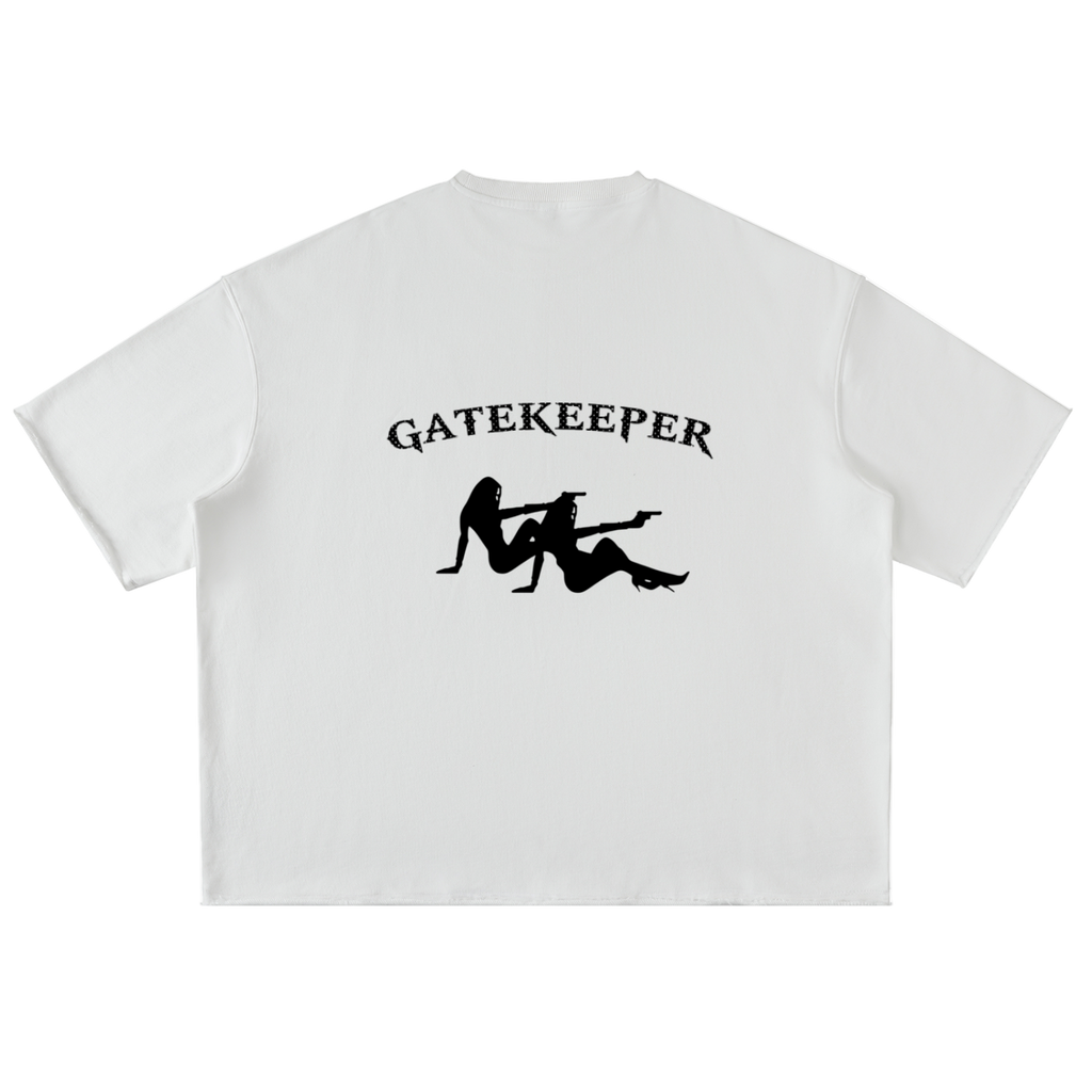 Washed Rolled Hem Half Sleeve T-Shirt