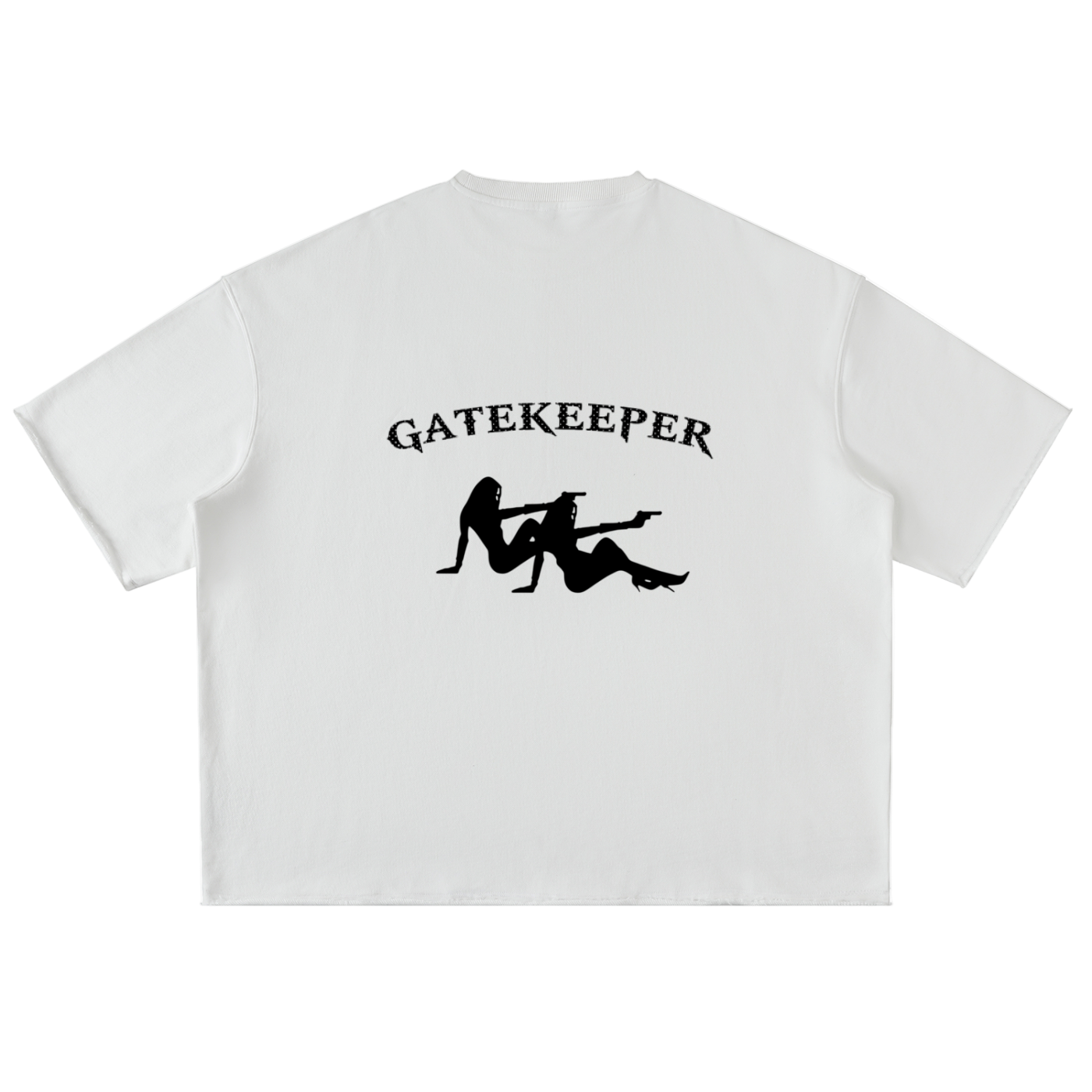 Washed Rolled Hem Half Sleeve T-Shirt