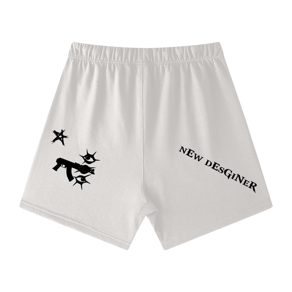 Krono Unisex Earth Tone Loose Fit Cotton Shorts