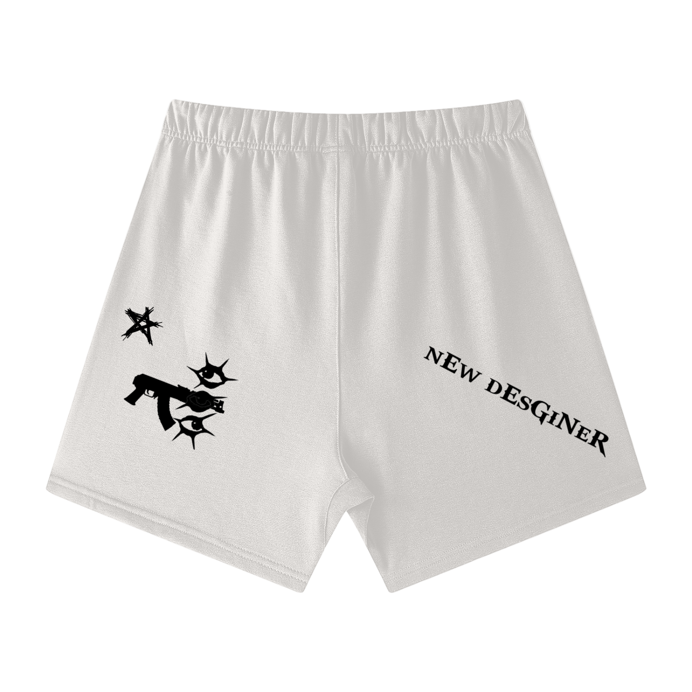 Krono Unisex Earth Tone Loose Fit Cotton Shorts