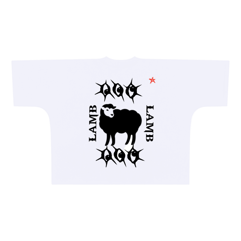 Krono Mark Of The Lamb Oversized One-Piece Boxy T-Shirt