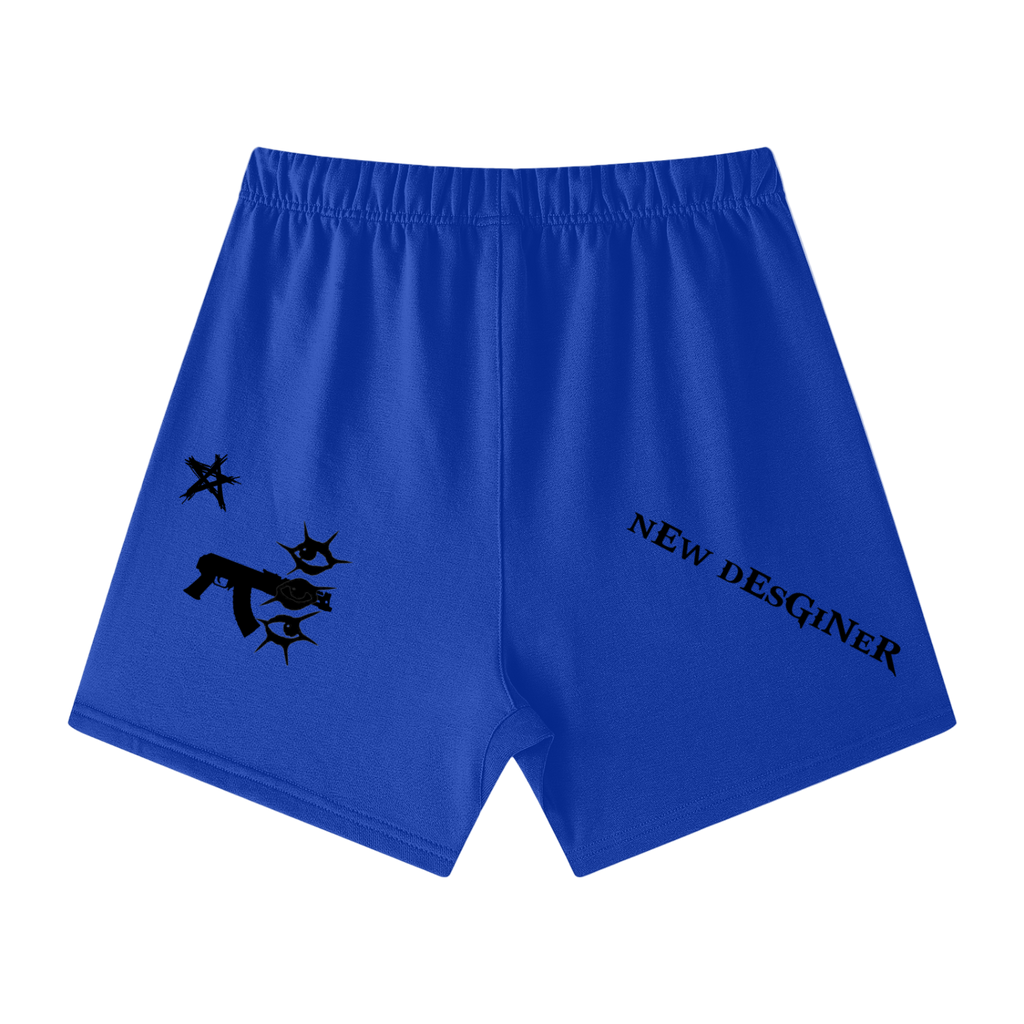 Krono Unisex Earth Tone Loose Fit Cotton Shorts