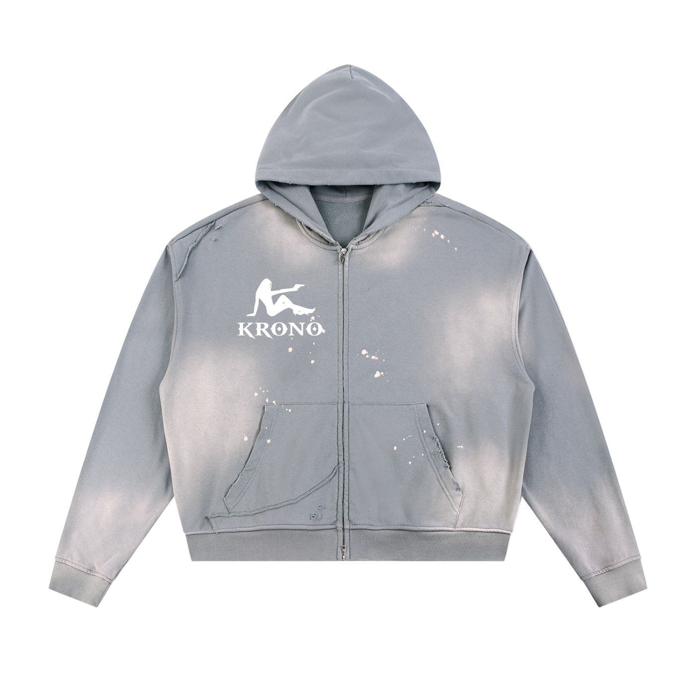 Deluxe Edge Fleece Zip Hoodie