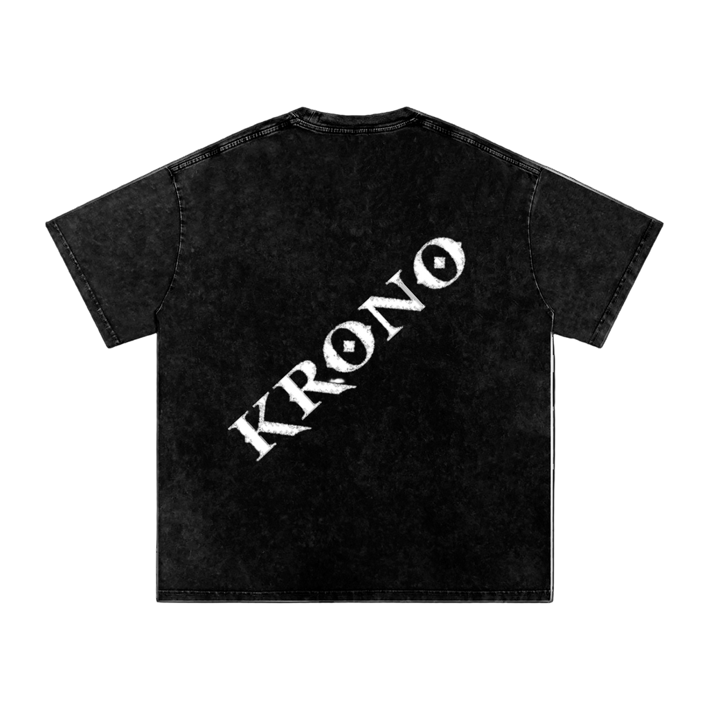 Krono Snow Washed Oversized Cotton T-Shirt
