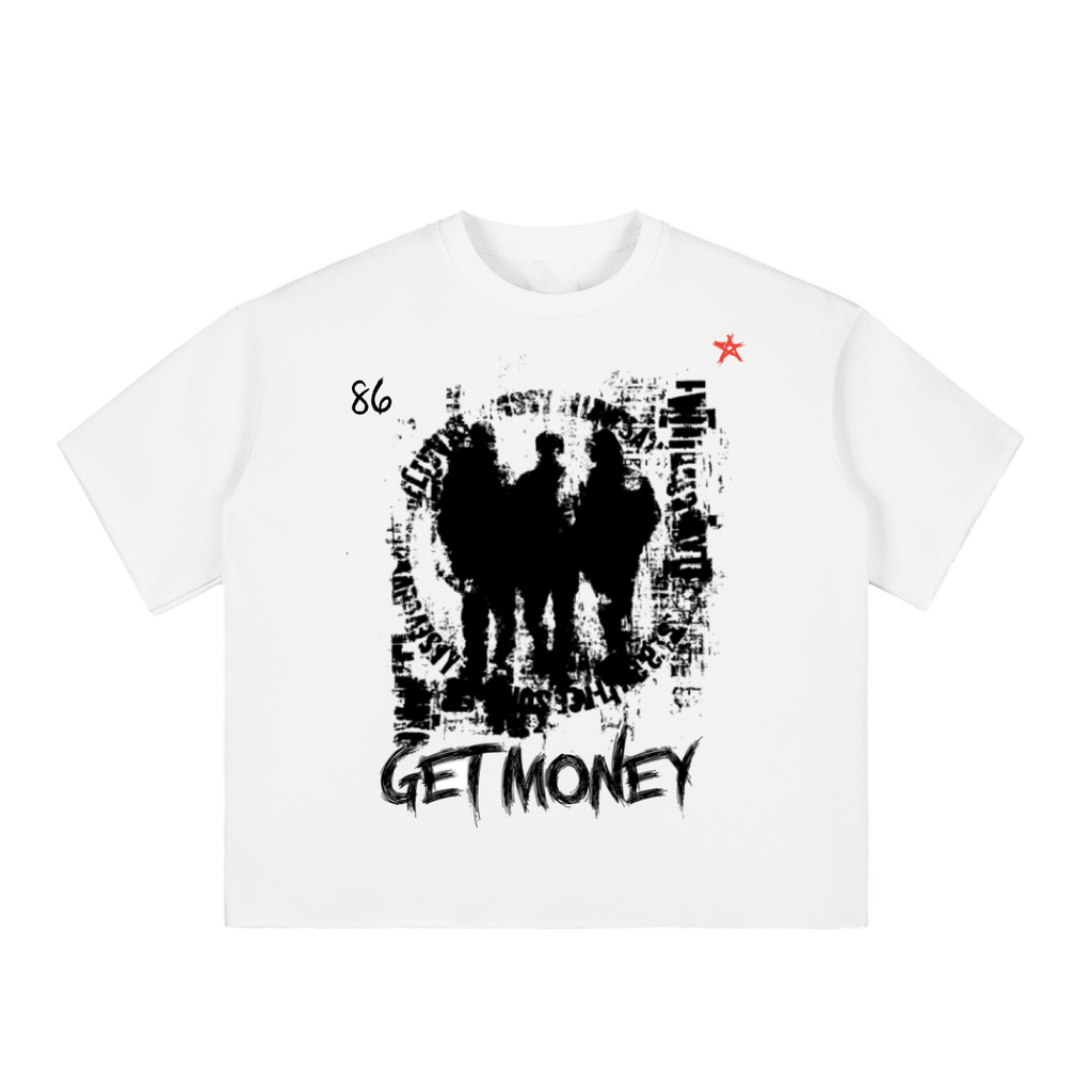 Krono Boxy Half-Sleeve Raw-Edge T-Shirt