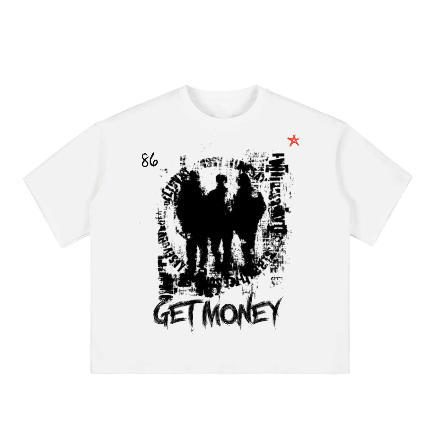 Krono Boxy Half-Sleeve Raw-Edge T-Shirt