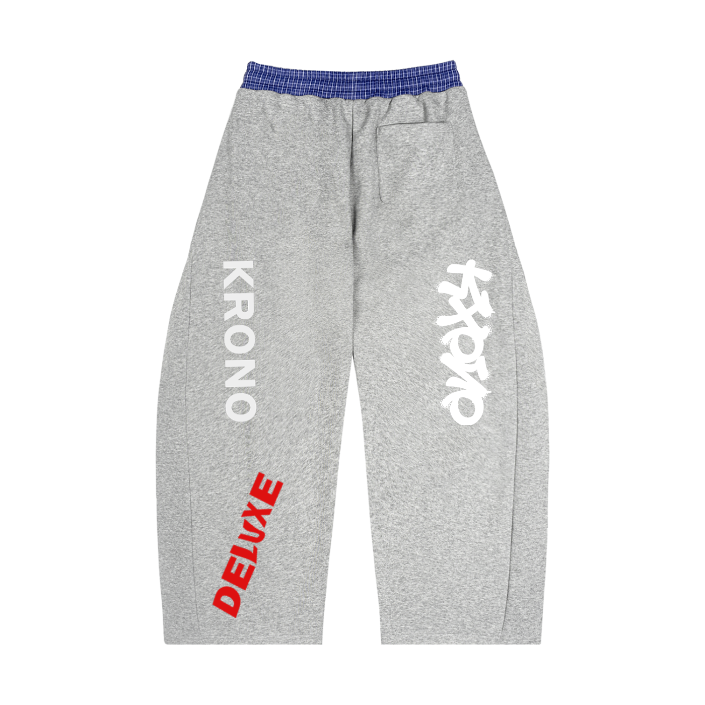 Deluxe Plaid Waistband Barrel Sweatpants