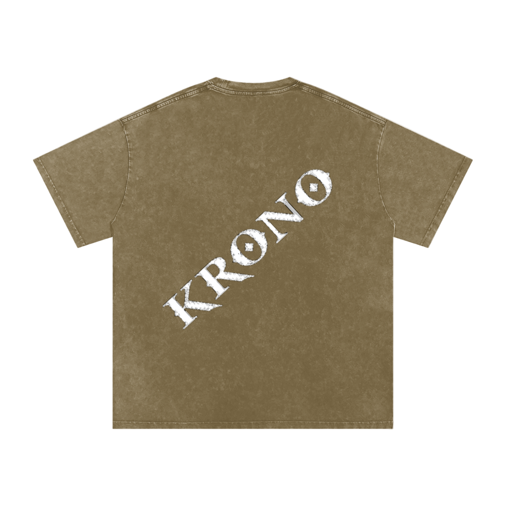 Krono Snow Washed Oversized Cotton T-Shirt