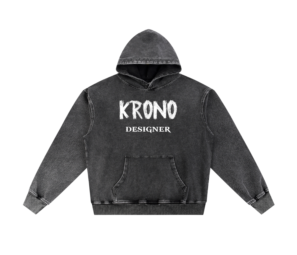 Snow Wash Oversized Hoodie