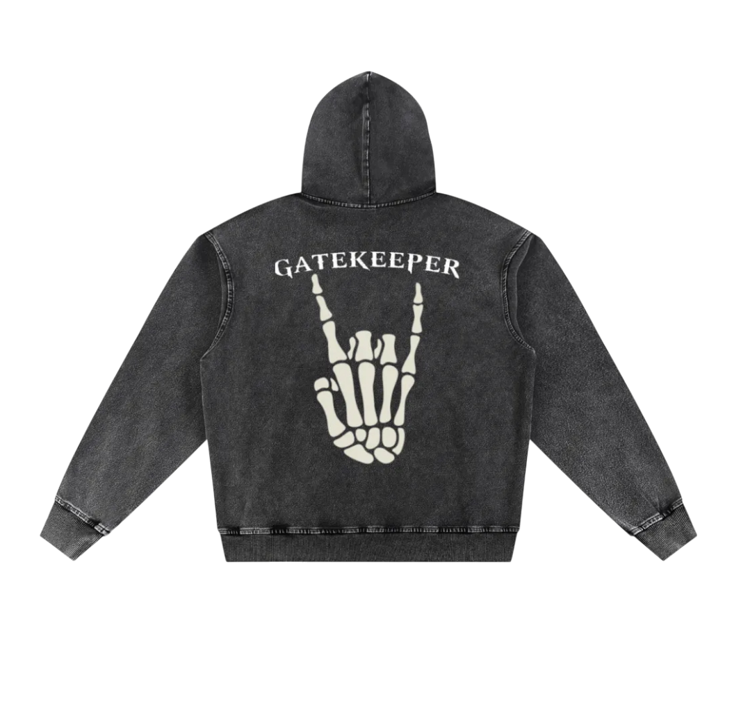 Snow Wash Oversized Hoodie