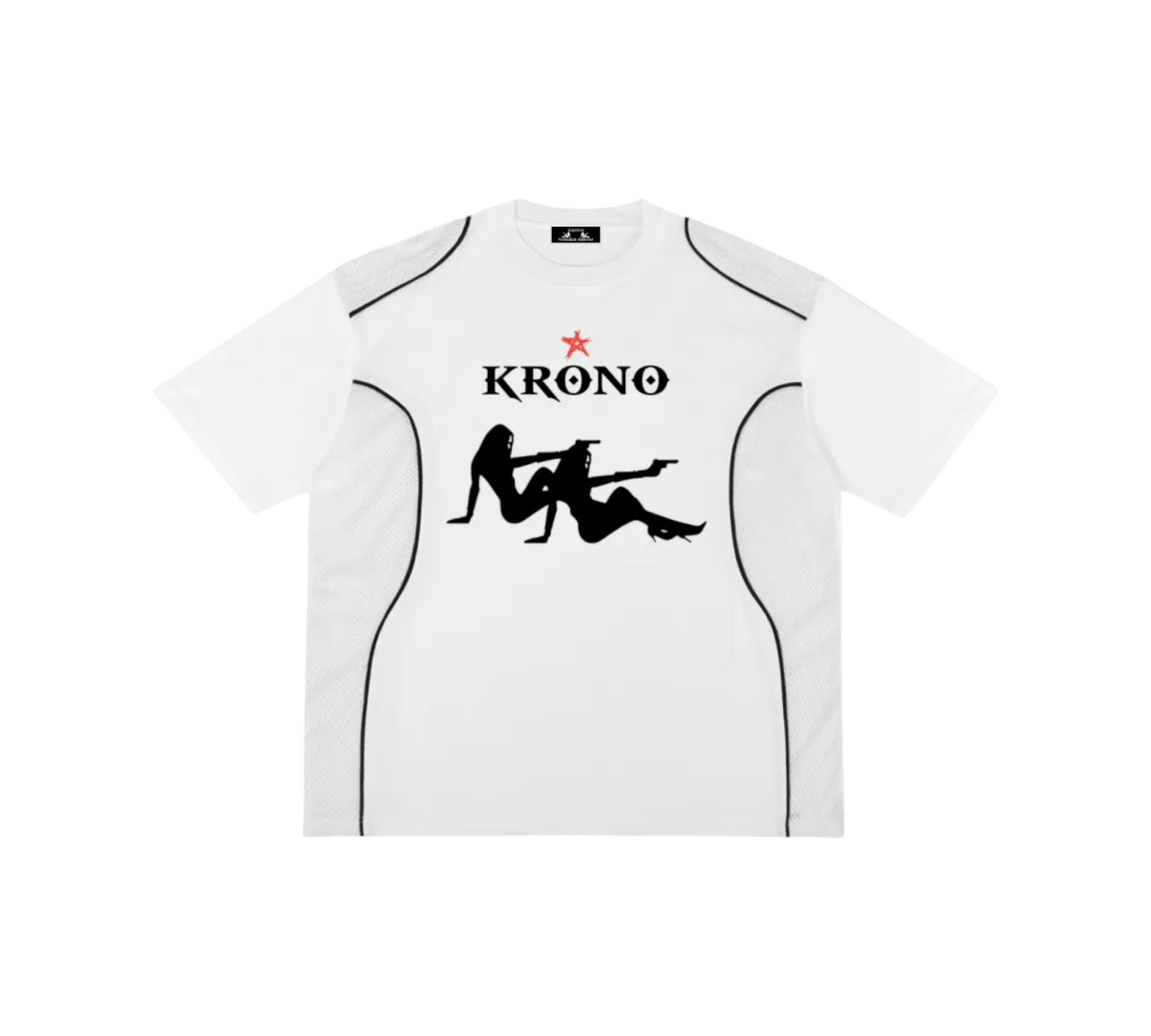 Krono Contrast Piped Panel T-Shirt