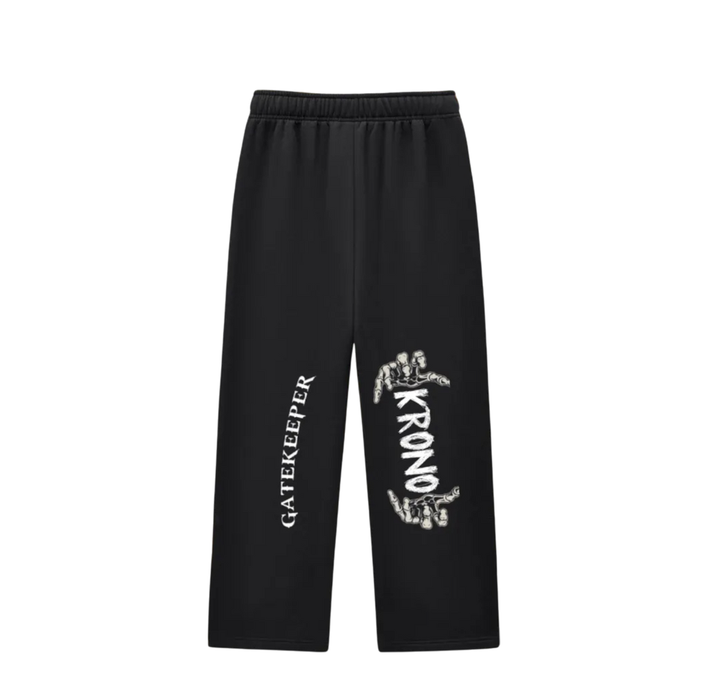 Contrast-Stitched Fleece Sweatpants