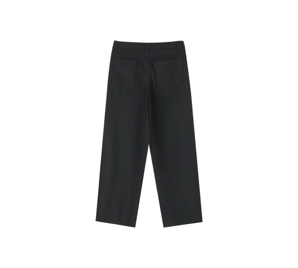 Black pants on a white background