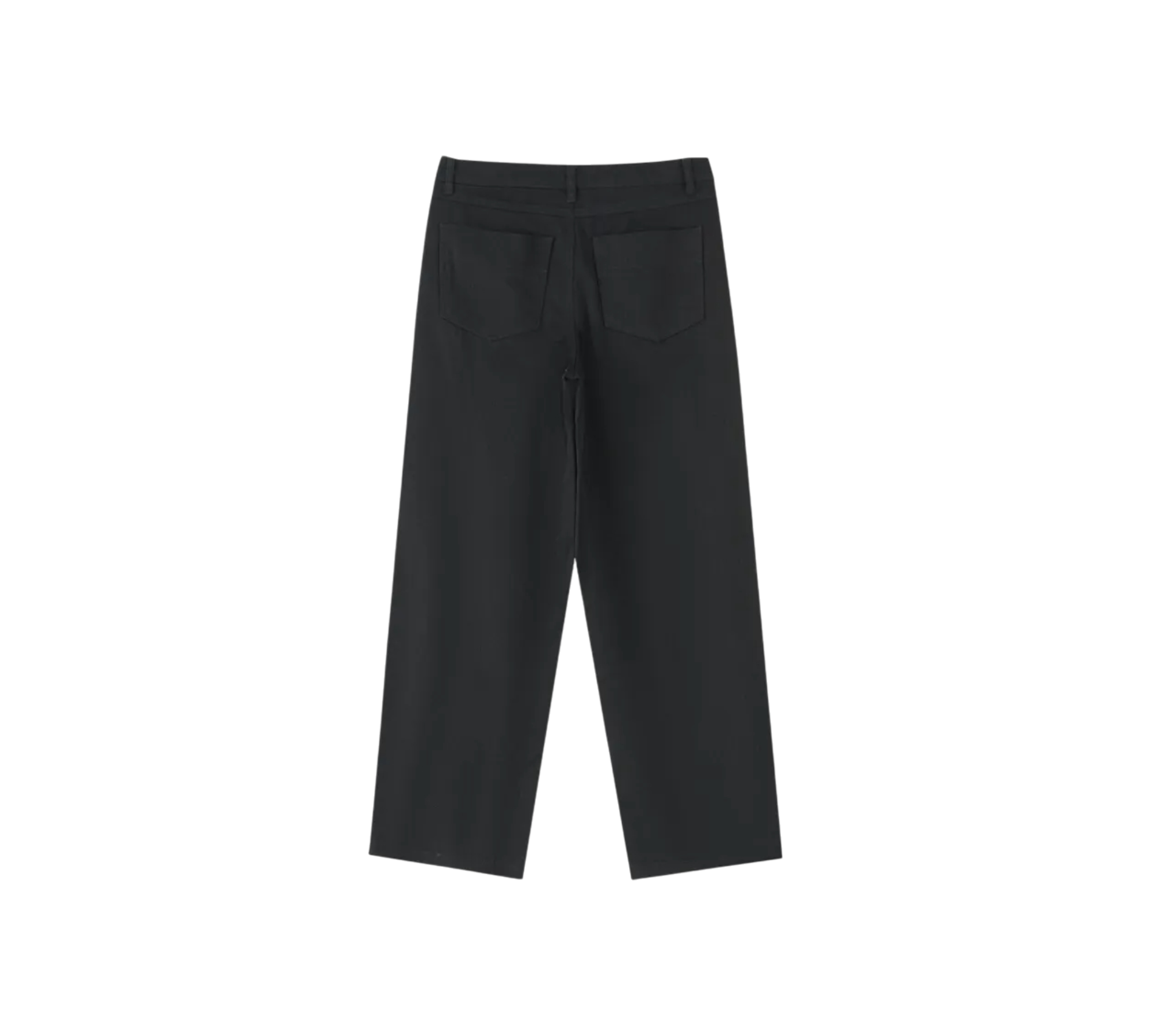 Black pants on a white background